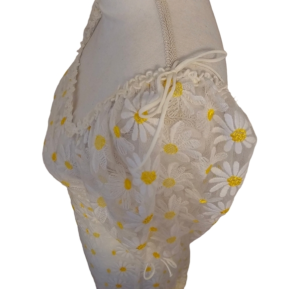 For Love & Lemons BRULEE DAISY MINI DRESS (M) - Picture 8 of 16